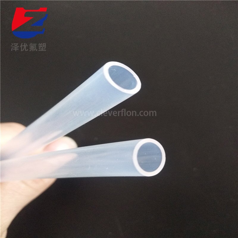 3/8 inch clear teflon PFA tube transparent PFA pipe anti chemical acid and alkali resistant plastic hose