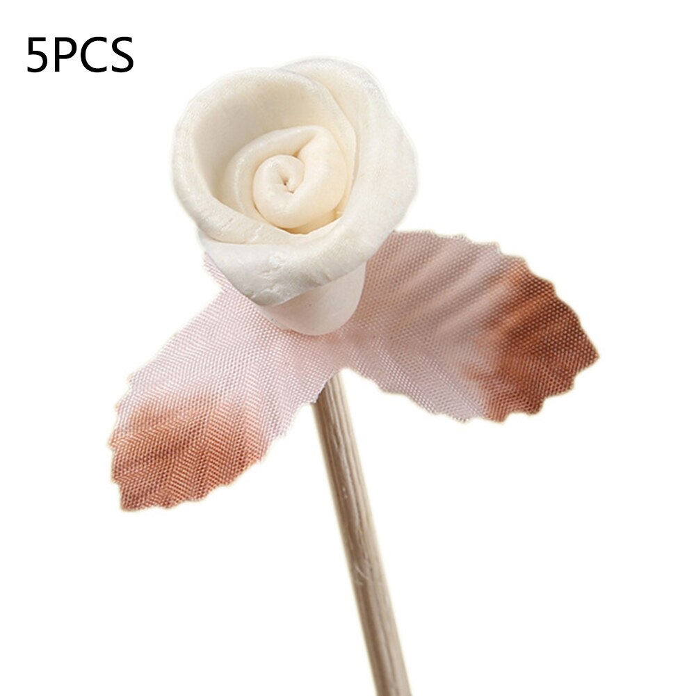 5pcs Kunstmatige Bloem Golvend Rotan Reed Fragrance Diffuser Vervanging Refill Sticks Luchtverfrisser Kamer Parfum Diffuser Sticks: A10