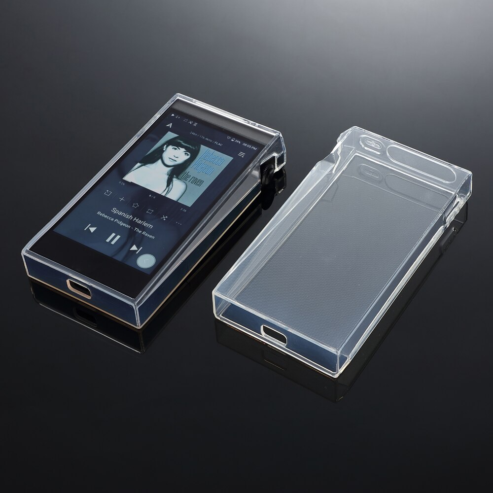 Soft Clear Crystal Tpu Beschermhoes Cover Voor Iriver Ak SP2000T Met Front Screen Protector Gehard Glas