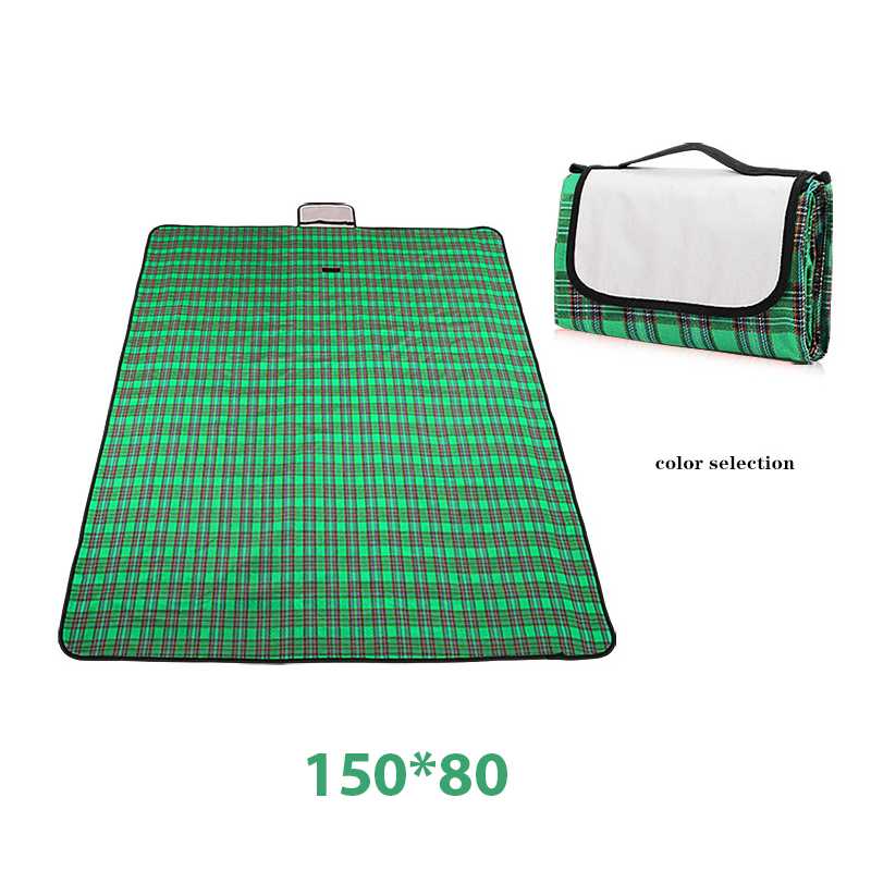 picknick decke,Camping Picknick matt tragbare Strand decke wasserdichte feuchtigkeit beständige karierte Decke Strand matt wandern reise faltbare Schlaf matt: 65*200 cm / Gelb