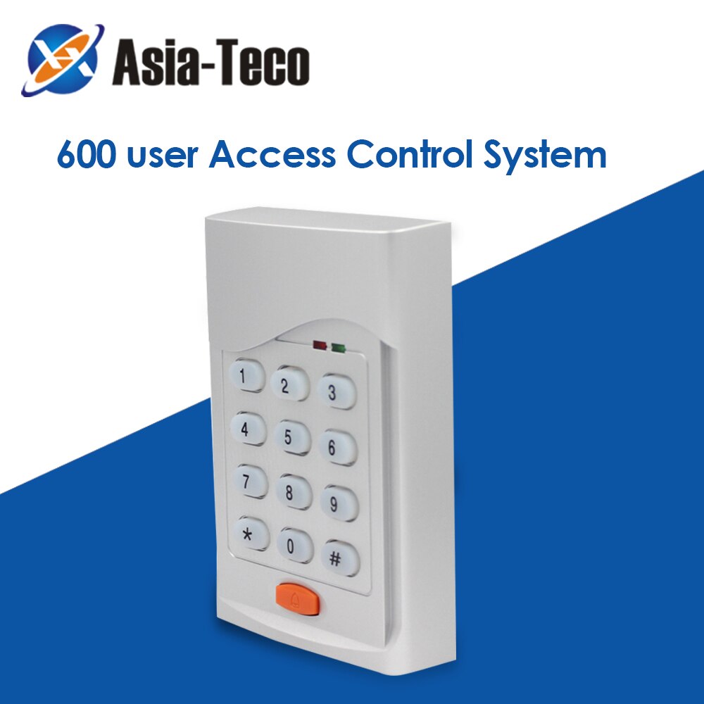 600 user 125khz RFID Access Control reader Standalone Access Keypad Controller digital panel Door Lock Card Reader Keypad