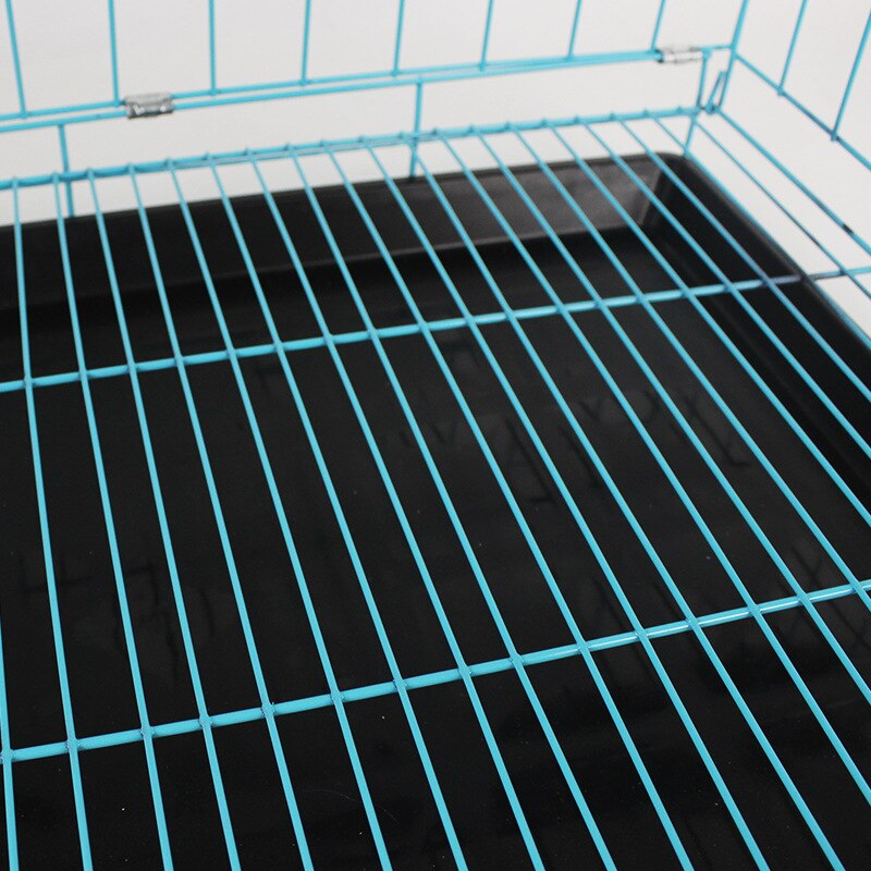 Teddy dog cage, dog cage wire folding pet cage wire small and medium-sized dog dog cage indoor household bold