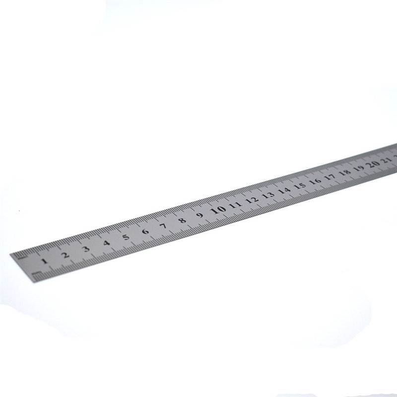 30 cm Rvs Metalen Liniaal Metrische Regel Precisie Dubbelzijdig Meetinstrument