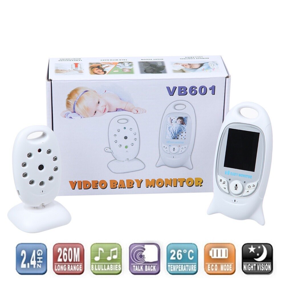 Vb601 2,4g Säugling Krankenschwester Orgel kabellos Video Baby Monitor Sicherheit Kamera 2 Weg Sprechen NightVision LED Temperatur Überwachung
