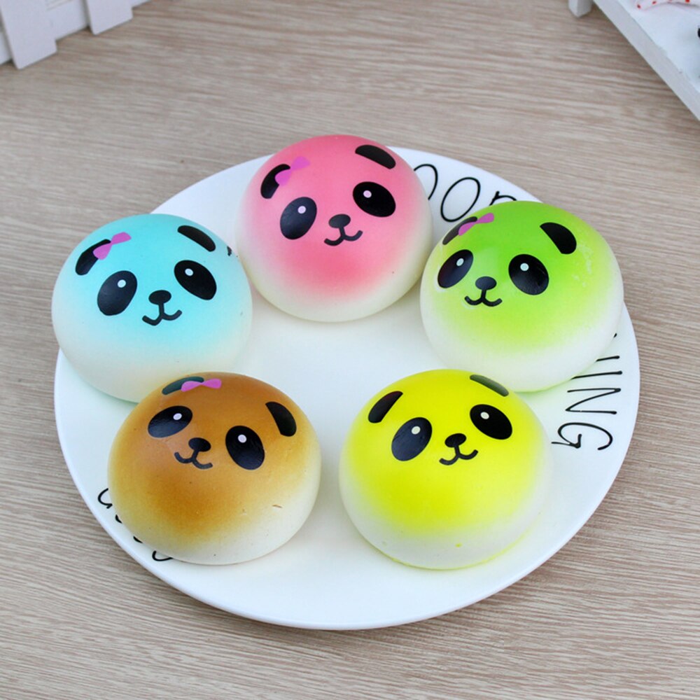 Weiches Brot Karikatur Squishy Antistress Squishy Langsam steigend Panda quetschen betonen Linderung Unterhaltung Spaß Gerät Für Telefon: 7cm