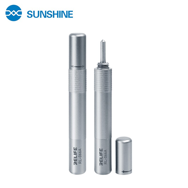 SUNSHINE RELIFE-pluma de chorro de RL-066A, pluma de demolición de grietas, cubierta trasera de cámara, lente de cristal para iPhone 8, 13 Pro, herramientas de reparación