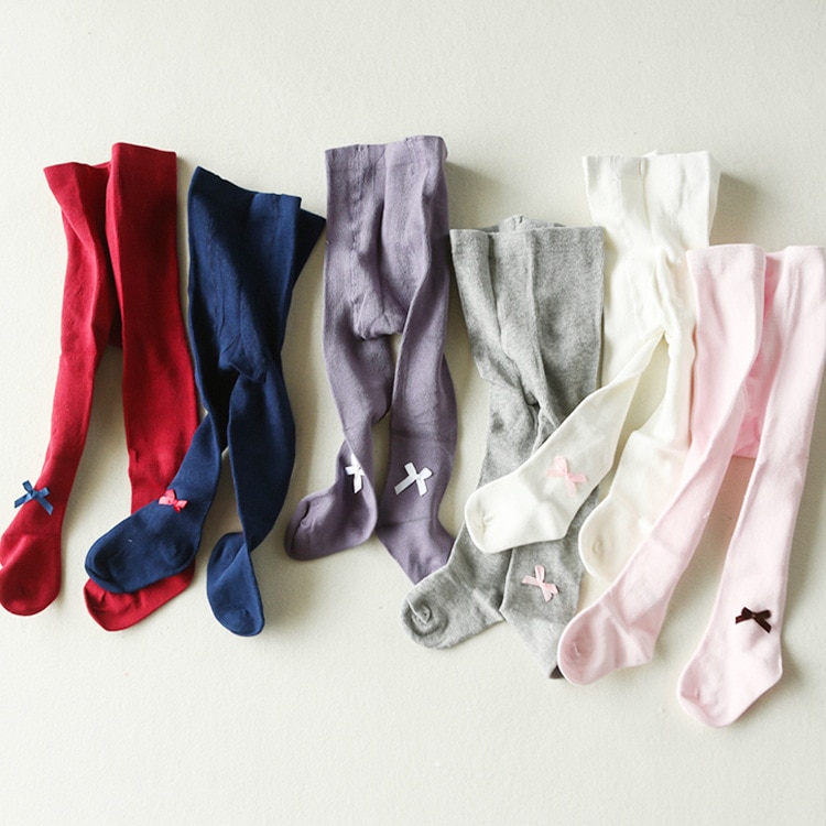 Kinder winter/herfst panty's meisjes panty effen kleur kousen katoenen kinder panty's kousen peuter panty's voor 1-5 jaar