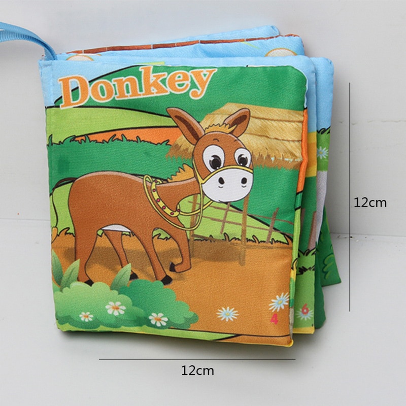 6 Style English Soft Fabric Cloth Book 0~12 Months Juguetes Bebe Brinquedos Para Bebe Learning Education Baby Book Toys