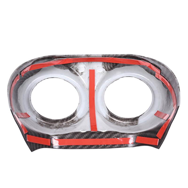 Carbon Fiber For Alfa Romeo Stelvio Abs Plastic Rear Air Conditioning Vent Outlet Cover Trim Car Accessories