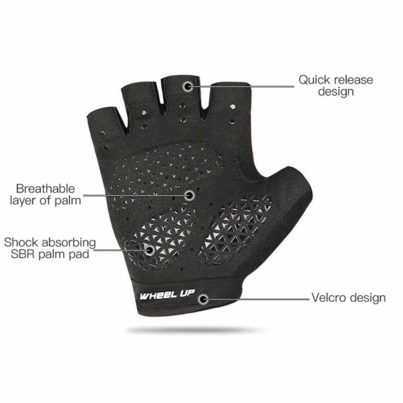 Men Cycling Gloves Bicycle Sports Half Finger Gloves Anti-slip Gel Pad Motorcycle MTB Road Bike Gloves S-XL