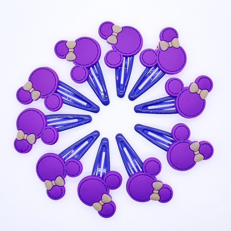 10 stuks schattige meisjes haarspelden in de vorm van een muis en een konijntje in de vorm van een kinderhaaraccessoire, haarspeldjes en haarclips, souvenir: 15