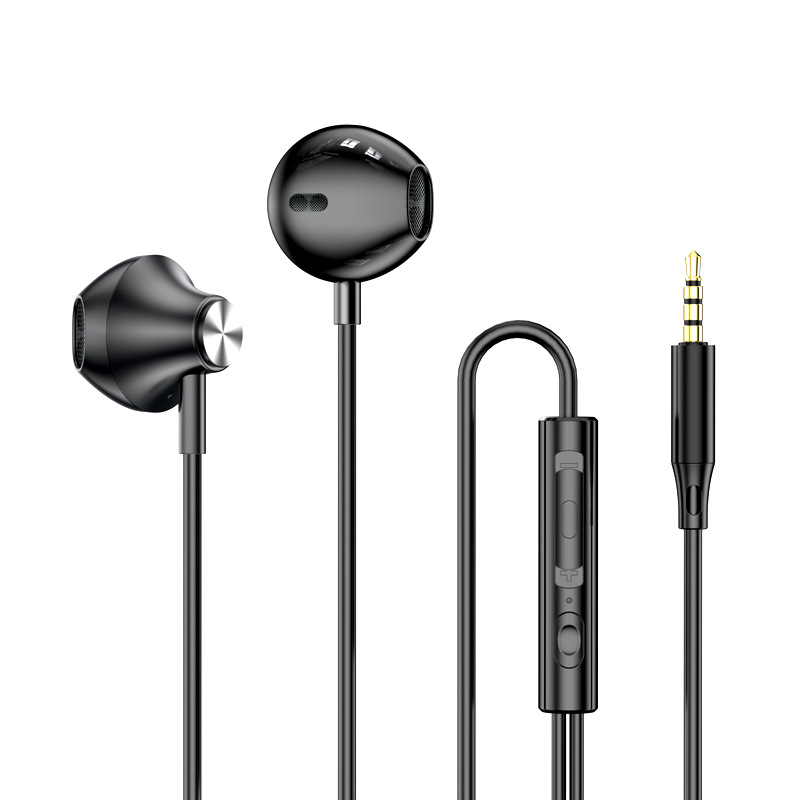 Typ C 3,5mm HIFI Stereo Verdrahtete Kopfhörer Schwere Bass in Ohr Kopfhörer Mit Mic Ohrhörer Lärm die Ermäßigung Gamer Headset für Xiaomi: khaki