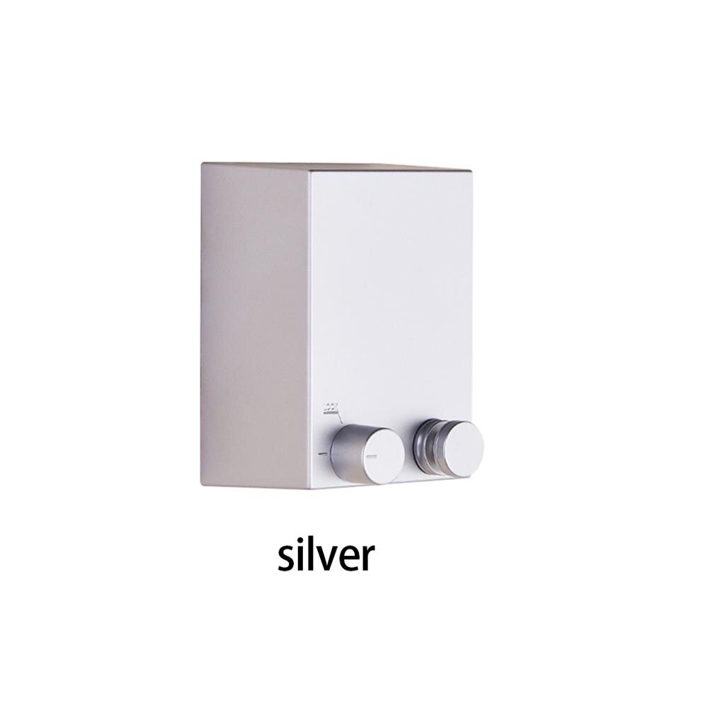 Udtrækkeligt indendørs tøjbøjle reb vægmonteret bøjle tørring håndklædestativ fleksibel tørresnor badeværelse tørretumbler: B sølv