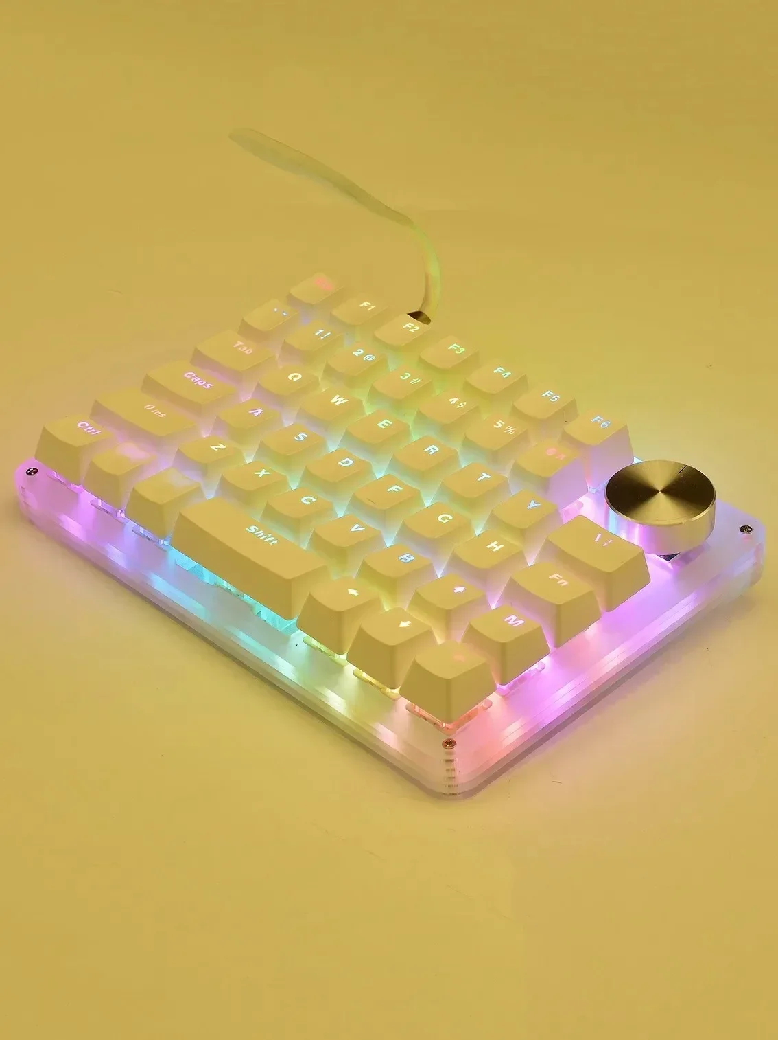 Mini teclado mecánico G50 Mk45, perilla de teclado numérico RGB, teclado de programación Macro, accesorios ergonómicos, de dibujo, de oficina