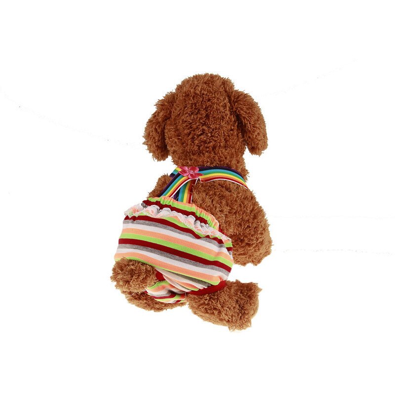 Ropa interior para mascotas, ropa encantadora para perro, correa para apretar Braga pañal, pantalones fisiológicos, suministros para perros de belleza
