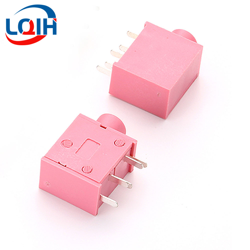 3.5MM gniazdo słuchawkowe audio-wideo żeńskie dwukanałbyć winnym gniazdo stereofoniczny gniazdo Jacek stereofoniczny lutowane robić montażu na panelu PJ-320 PJ-327 PJ-391: czarny