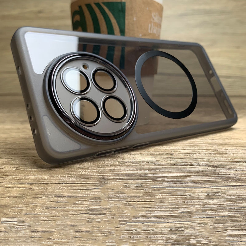 Magnetische Case Voor OnePlus 13 Case Zachte Siliconen Clear MagSafe Telefoon Cover Voor OnePlus 13 5G Een plus 13 Camera Bescherming Shell: Black