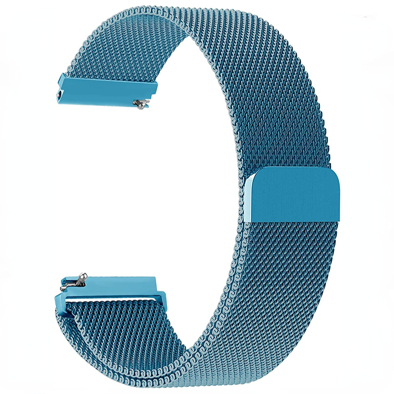 Banda milanesa de 20mm/22mm para Amazfit GTS/2/2e/3/4/GTS2 Mini/GTR 42mm/47mm/GTR2/3/4/Pro stratos pulsera de Metal Amazfit bip