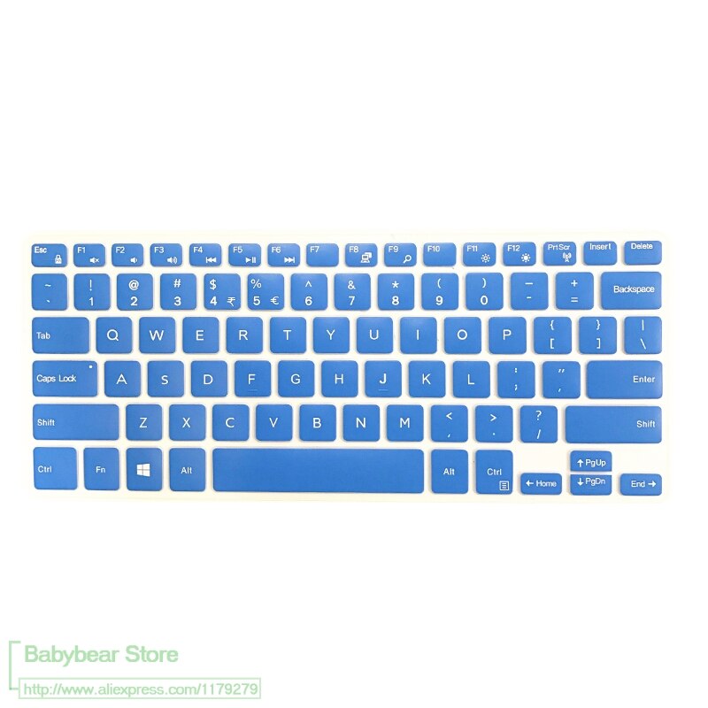 Silikon Tastatur Film Hülle für Dell Inspiron Breite 11 5000 5175 5179 10,8 zoll 11-5000 11 -5175 11-5179: Blau