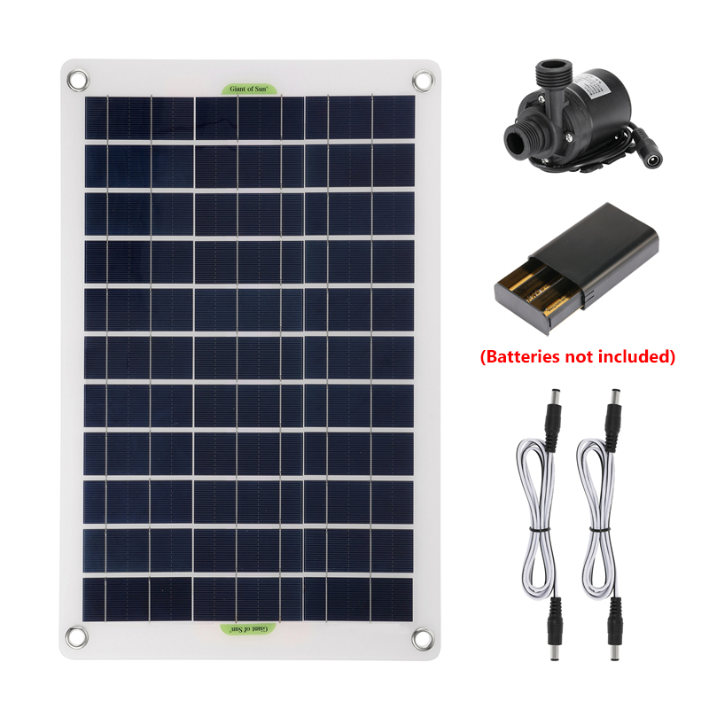 50w x 12v niskoszumowa pompa bezszczotkowa do użytku na zewnątrz, wodospad, fontanna, basen ogrodowy, staw, poidełko dla ptaków, trawnik, zestawy pomp wodnych zasilanych panelem słonecznym: Kamuflaż cyfrowy