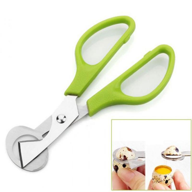 1Pcs Duif Kwarteleitje Schaar Cracker Opener Sigaar Cutter Rvs Ei Opener Tool Fag Creatieve Ei Gereedschap Keuken gereedschap