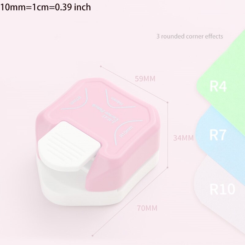0.4mm Mini Corner Rounder Punch 3 Way Corner Cutter Rounder Tool