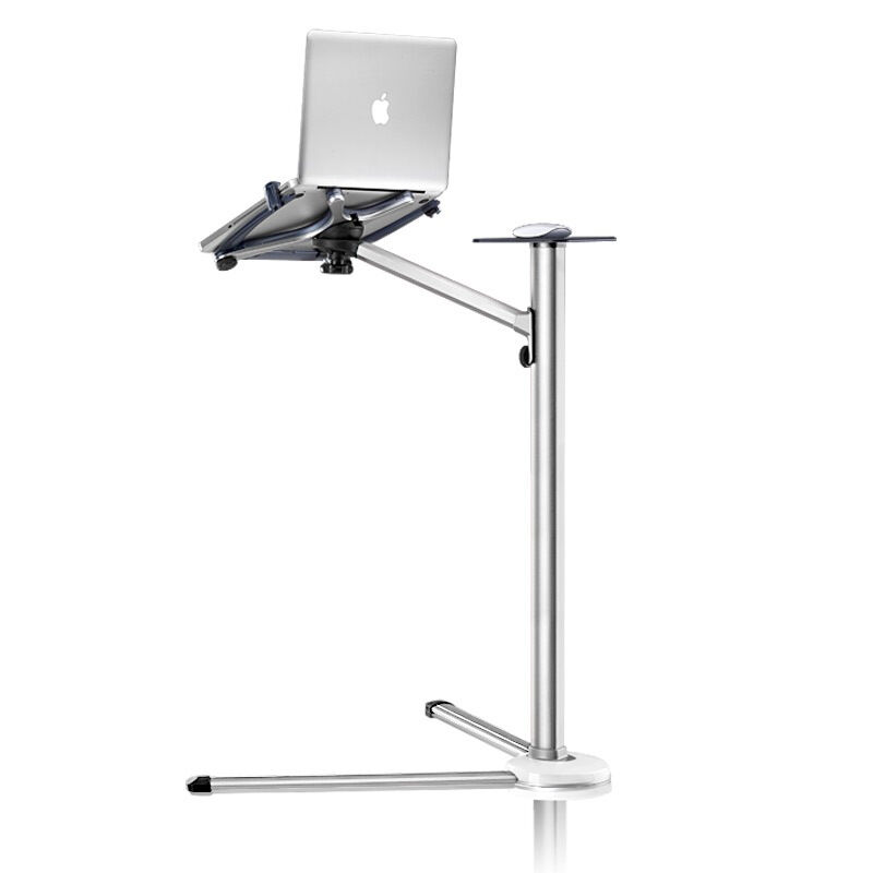 360 Degree Rotation UP-7 Height Adjustable Laptop Floor Stand With Mouse Tray Aluminum Alloy Ergonomics Laptop Desk Holder