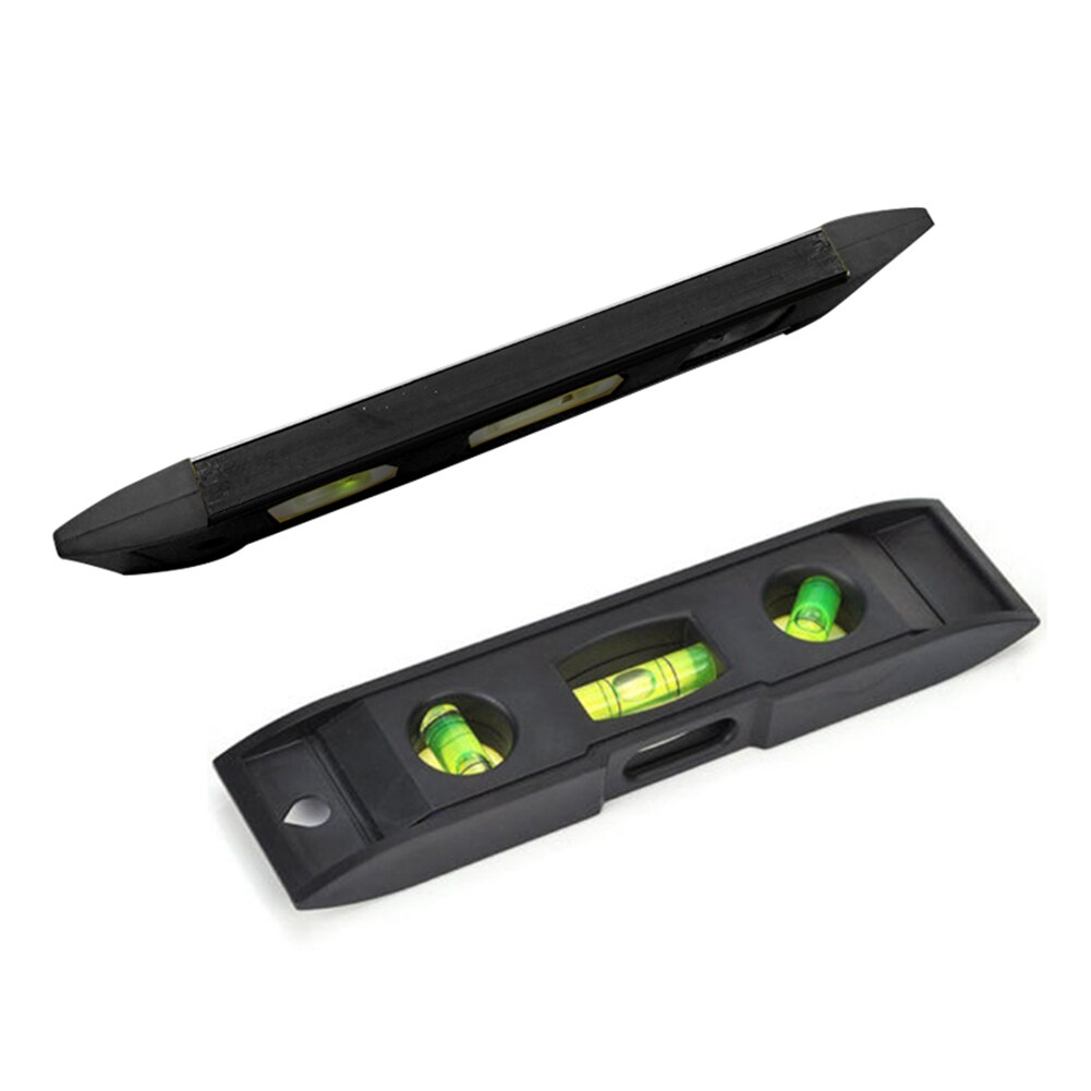 Accueil remplacement 230mm plombier aimant bulle aléatoire couleur mesure outils en plastique Portable torpille niveau Vertical