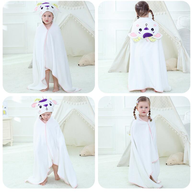 freundlicher Strand Handtuch Art Bademantel Baby Jungen Mädchen Einhorn/Koala/Ziege Ebene Mit Kapuze Schlecht Handtuch 70*120cm freundlicher Karikatur Decke