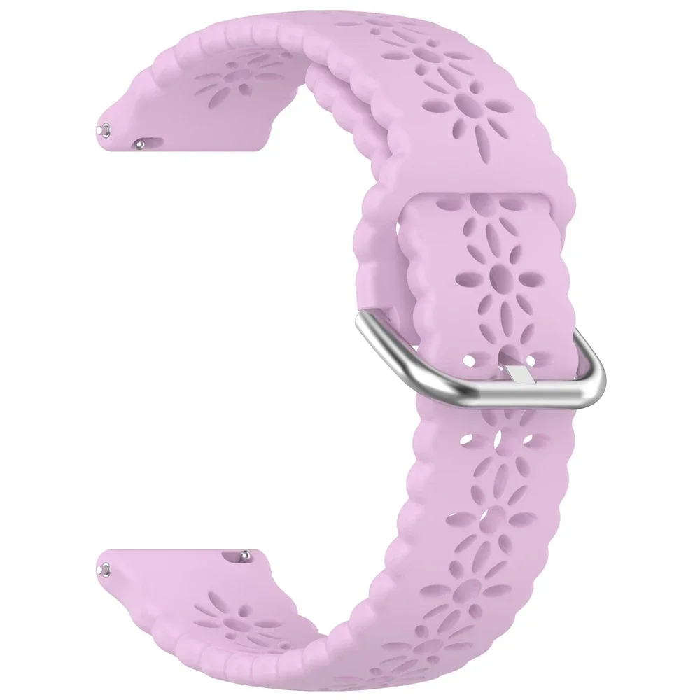 Silikonrem til fossil gen 6 44mm gen 6 gen 5 5e/ gen 5 lte 45mm rem, erstatning til armbånd 20mm 22mm pustende tilbehør: Svart grå / 22mm