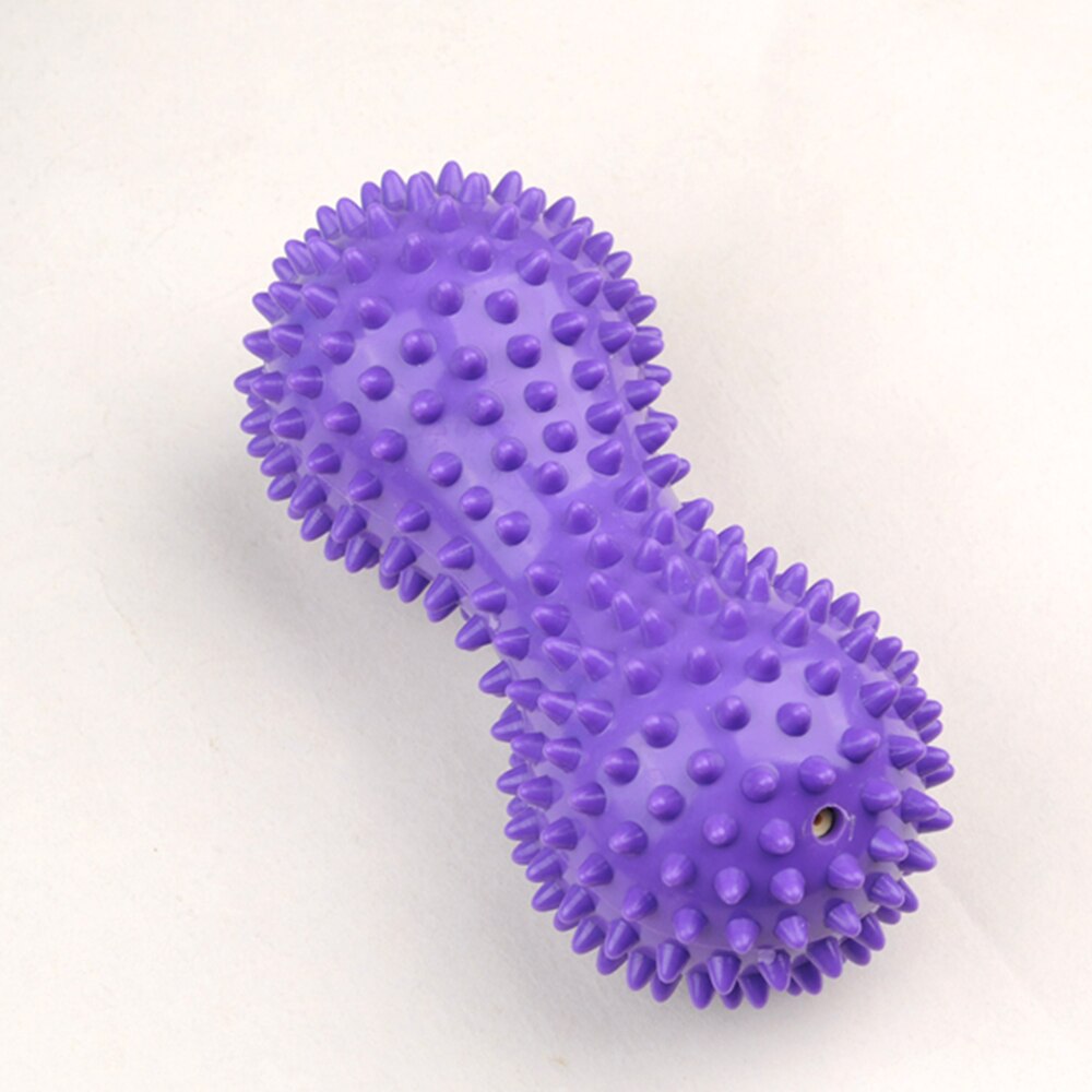 Anti Stress Massage Ball for Hand Foot Body Neck Back Yoga Fitness Gym Training Trigger Point Relax Massager Spiky Physiotherapy: Purple Peanut