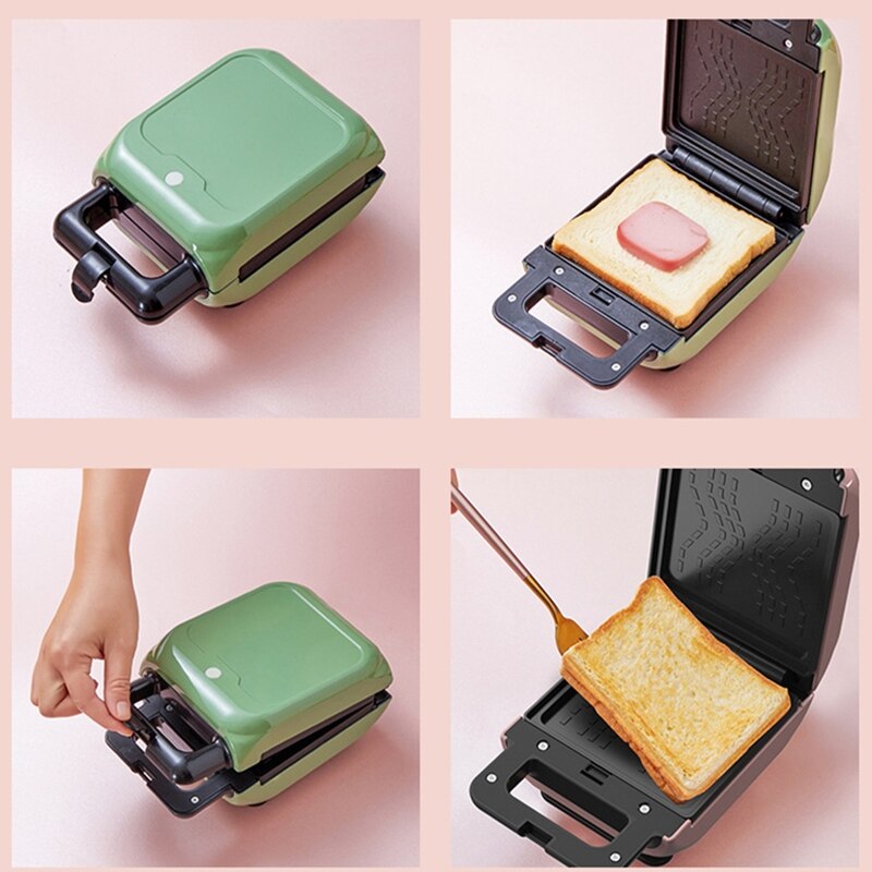 220V Electric Sandwich Maker Breakfast Machine Removable Waffles Egg Multifunction Breakfast Maker Bread Toaster Making Tool