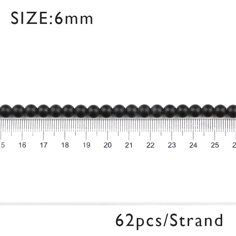 BTFBES AAA Natural Matte Obsidian Stone Beads Top Black Round Loose Beads 4 6 8 10 12mm Ball DIY Jewelry Bracelet Making