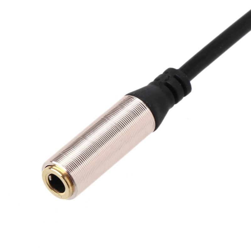 24cm 90 Degree Single Elbow 3.5mm Extension Cable For PC Speaker Headsets