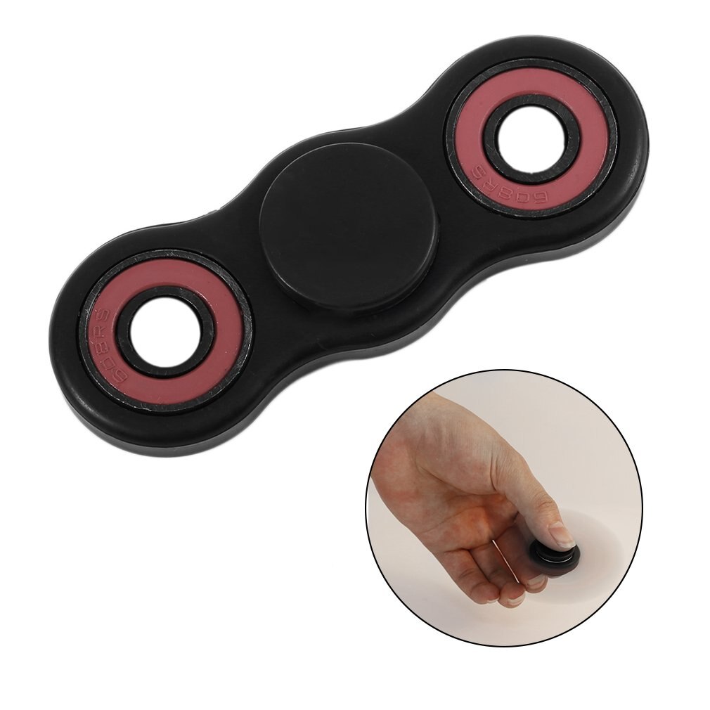 New Hot Liscia Contorno Tre Fori Del Nitruro Di Silicio Cuscinetto Lungo Tempo Ridurre Lo Stress Dito della Mano Spinner Giocattolo Regalo Per I Bambini: 7