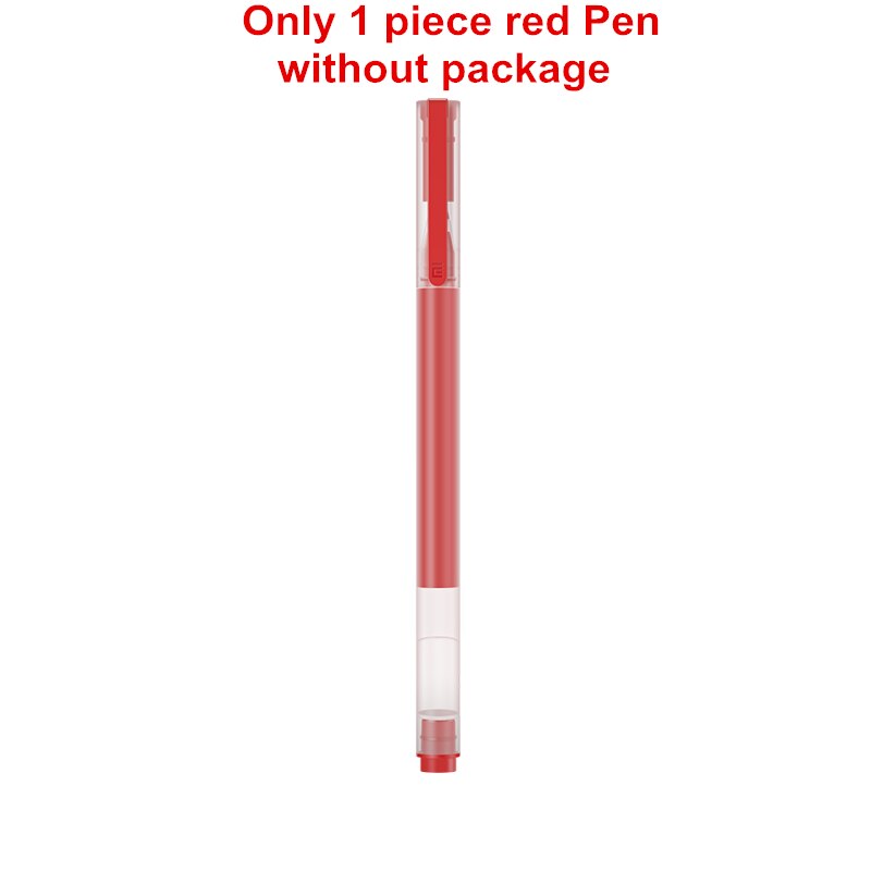 Originele Xiaomi Super Duurzaam Schrijven Teken Pen 0.5Mm Kogel Pen Ondertekening Pennen Glad Zwitserland Refill Mikuni Japan Inkt: only 1 red