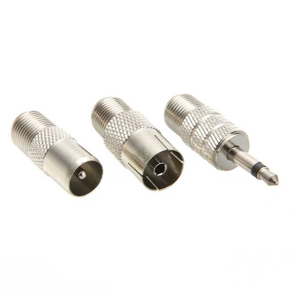 Telescopic DAB FM Radio Aerial W 3 Adapter HiFi AV Receiver Mini System Tivoli Audio Receiver 75 Ohm