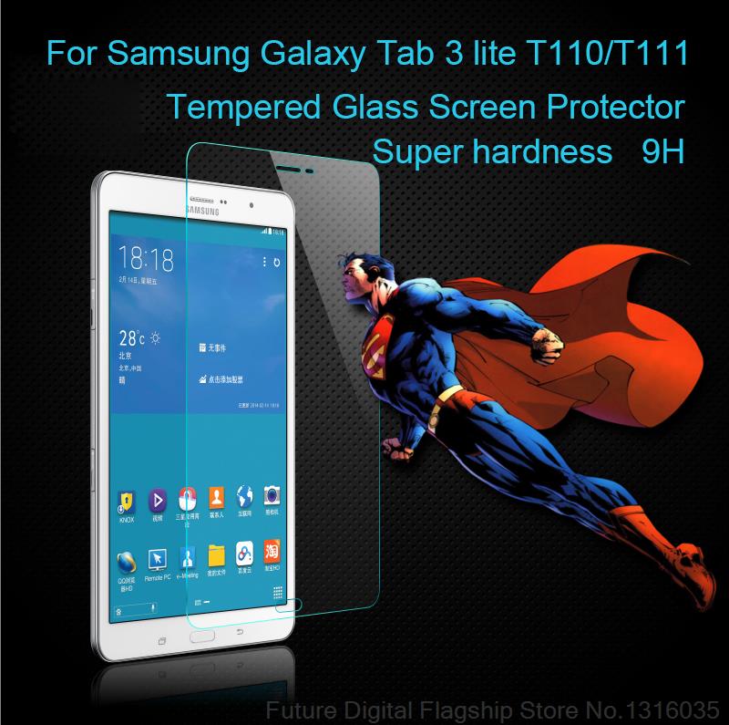 Protetor de tela de vidro temperado ultra-fino, proteção para samsung galaxy tab 3 lite 7.0 t111 t110 t113 t116 tablet