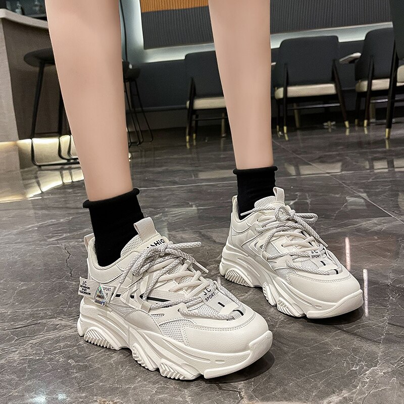 Heiße frauen klobig Turnschuhe Atmungsaktive – Grandado