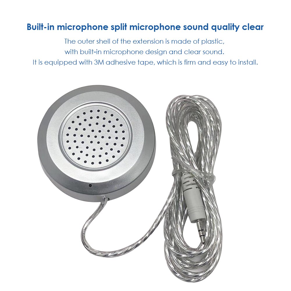 Two-way Call Through the Window Glass Counter Intercom Speaker System of the Shop Office Window Microphone Intercom Speaker