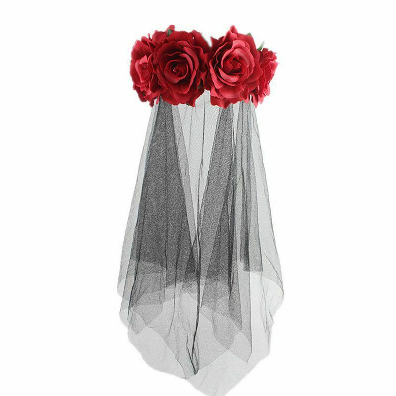 Rose Accessoires Dans Meisjes Halloween Dag Hoofddeksel Dode Bloem Kroon Festival Hoofdband Party Mexicaanse Dragen Vrouwelijke