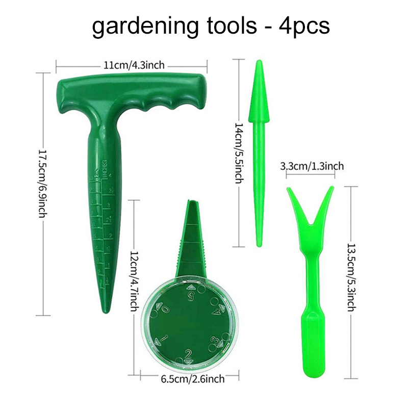 Mini juego de herramientas de jardinería, tablero de etiquetas, plantas de jardín de plástico, cultivo de plantas en macetas suculentas para el hogar, perforación, siembra, TMZ: Marrón