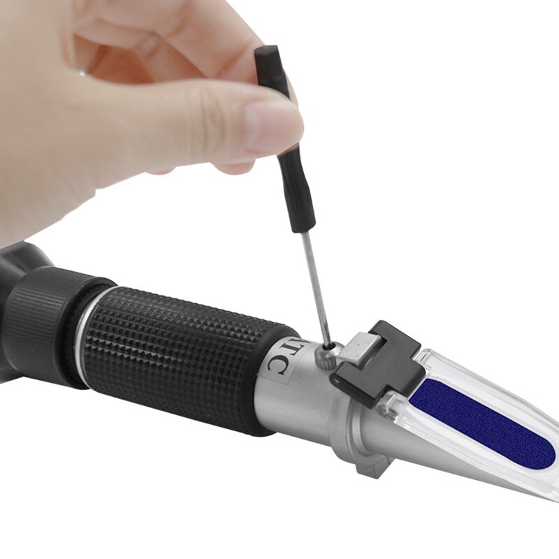 Handheld Brix Refractometer Tester 28-62% Brix Sugar Concentration Meter With ATC 10℃-30℃ Sugar Refractometer