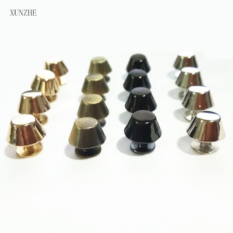 20 Pcs Legering materiaal zakbodem klinknagel handgemaakte DIY accessoire materiaal naaien riem tas decoratieve vat Pin Stud schroef nail