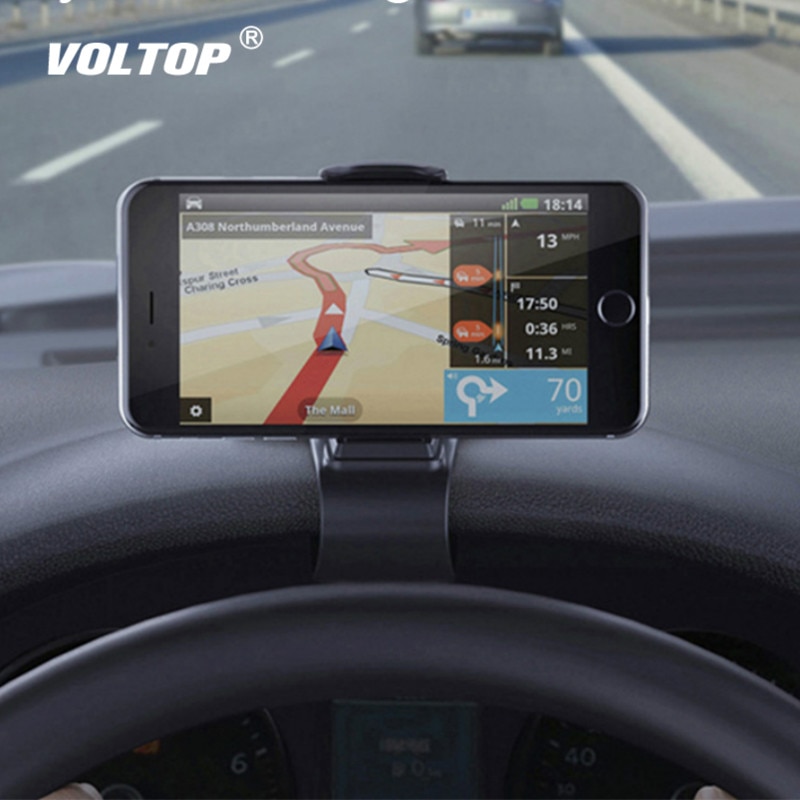 Universele Telefoon Houder Auto Accessoires Dashboard Decoratie 4.0 "Tot 6.5" Mobiele Telefoon Klem GPS Navigatie Mount Stand