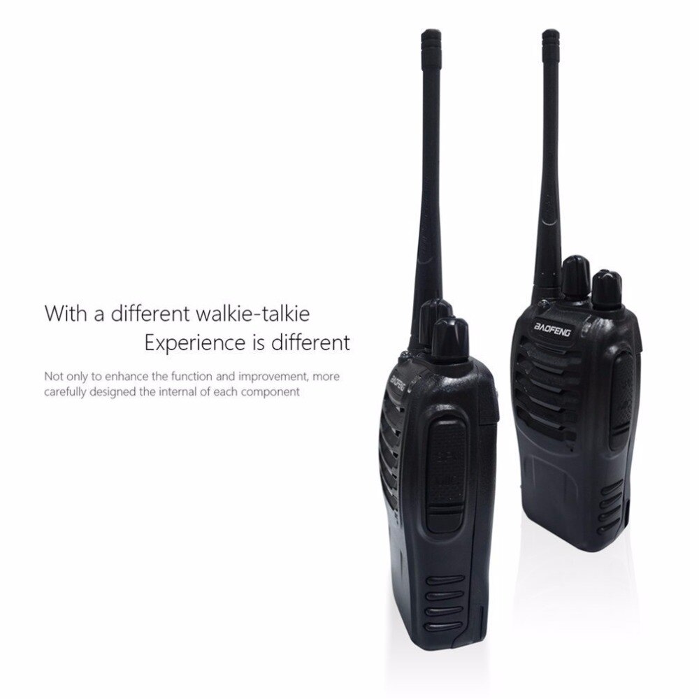 Baofeng BF-888S 2 PCS VHF/UHF Ricetrasmettitore FM portatile Ricaricabile Walkie talkie Due Sensi 5W 2-way ham radio comunicador EUplu