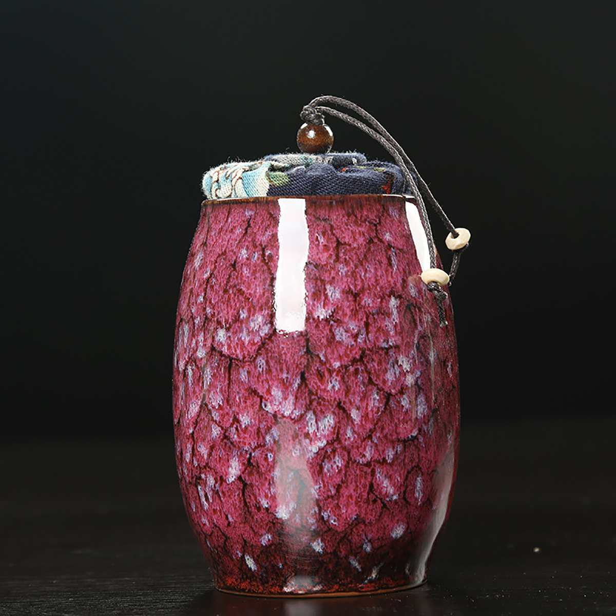 Keramisk kæledyrs kremering urn begravelse souvenir kæledyr hund kat kremering urne fuglemus aske kæledyr urn kæledyr hukommelse 6 * 13.3cm/300ml