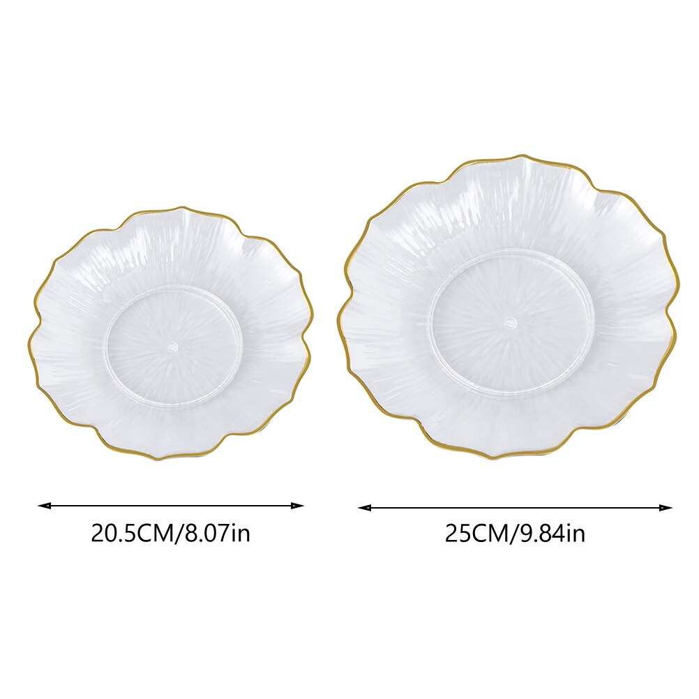 2pcs Dry Fruit Tray Food Serving Tray Snacks Plate Home Fruit Container