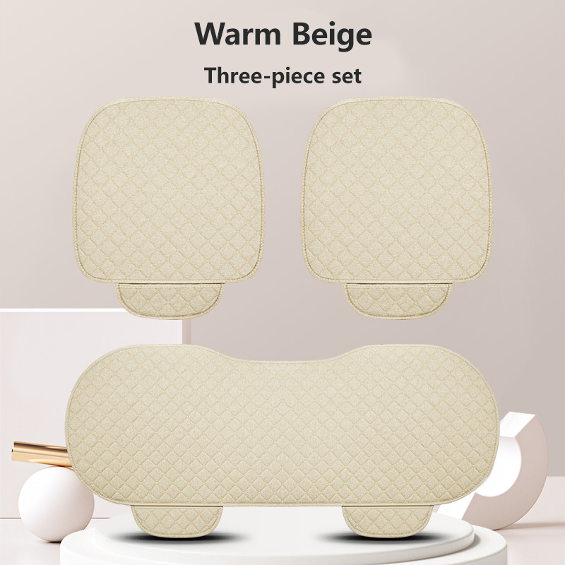 Breathable fabric fabric linen car seat cover Four Seasons General Motors seat cover cushion car seat protection pad car interio