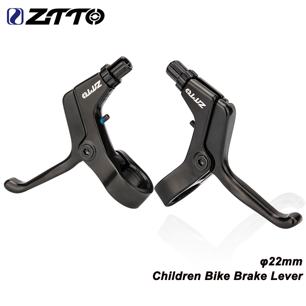ZTTO 1 Pair Bicycle Brake Levers Children Bicycle Brake Lever Handle Universal For Kids Bikes 22mm 7/8 inch Handlebar: Yellow